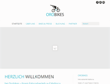 Tablet Screenshot of orobikes.com